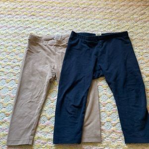 2 leggings, Colored Organics, 2t